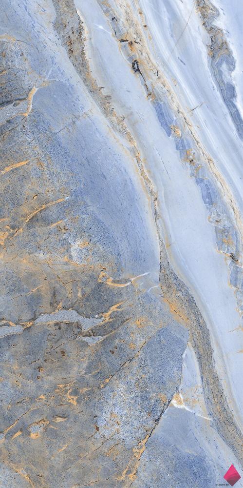 Голубая плитка под камень