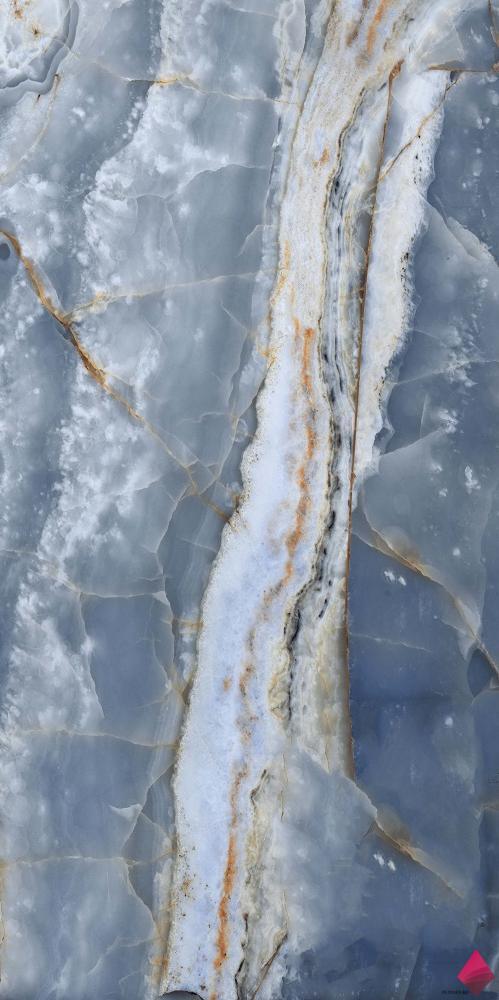 Голубая плитка под камень