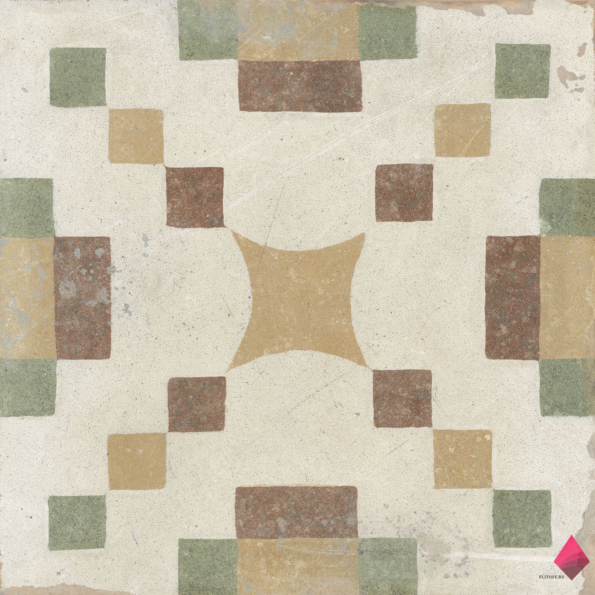 Напольная плитка с рисунком