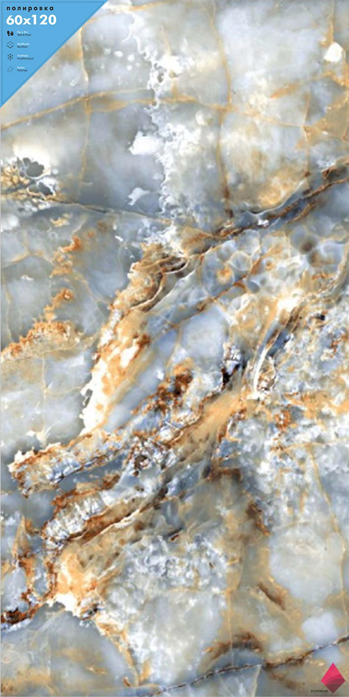 Глянцевая плитка под камень