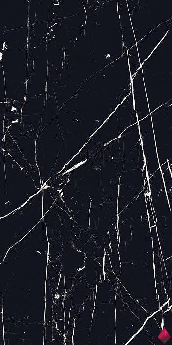 MARKINA NERO GLAMOUR Черный керамогранит под мрамор