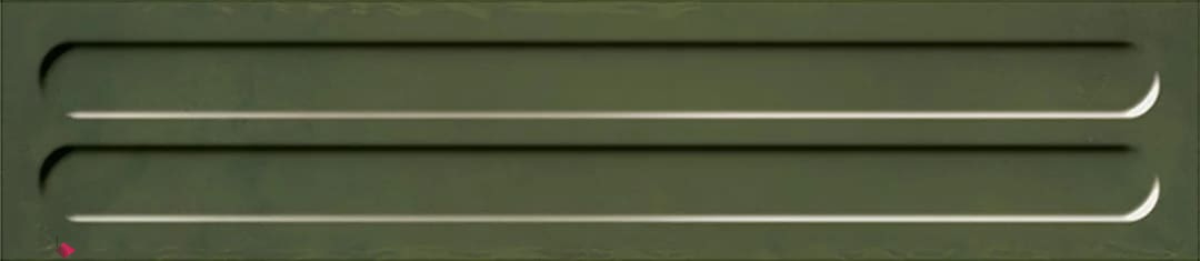 Зеленая плитка под кирпич