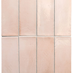Розовая плитка под кирпич