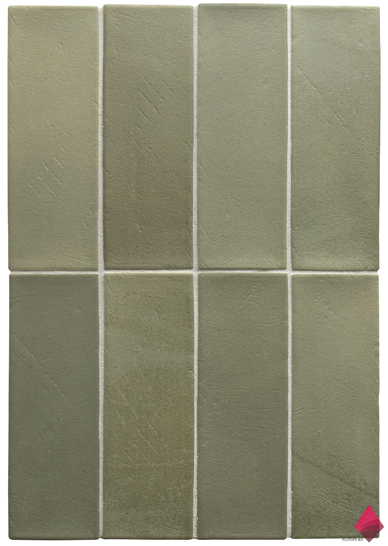 Оливковая плитка под кирпич