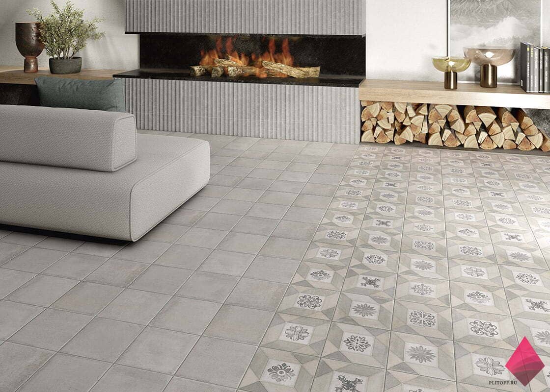 Напольная плитка с рисунком