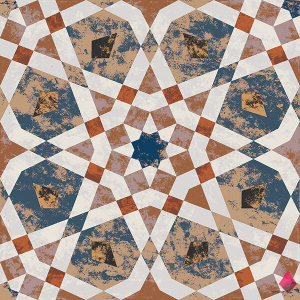 Разноцветная плитка для пола