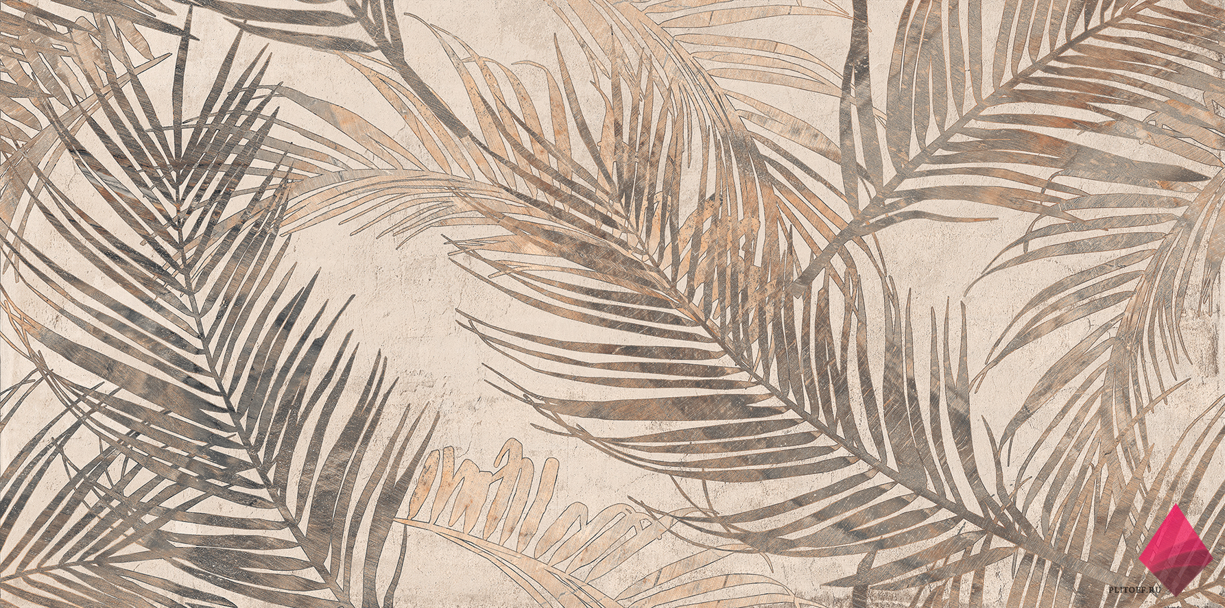 Плитка с листьями фото