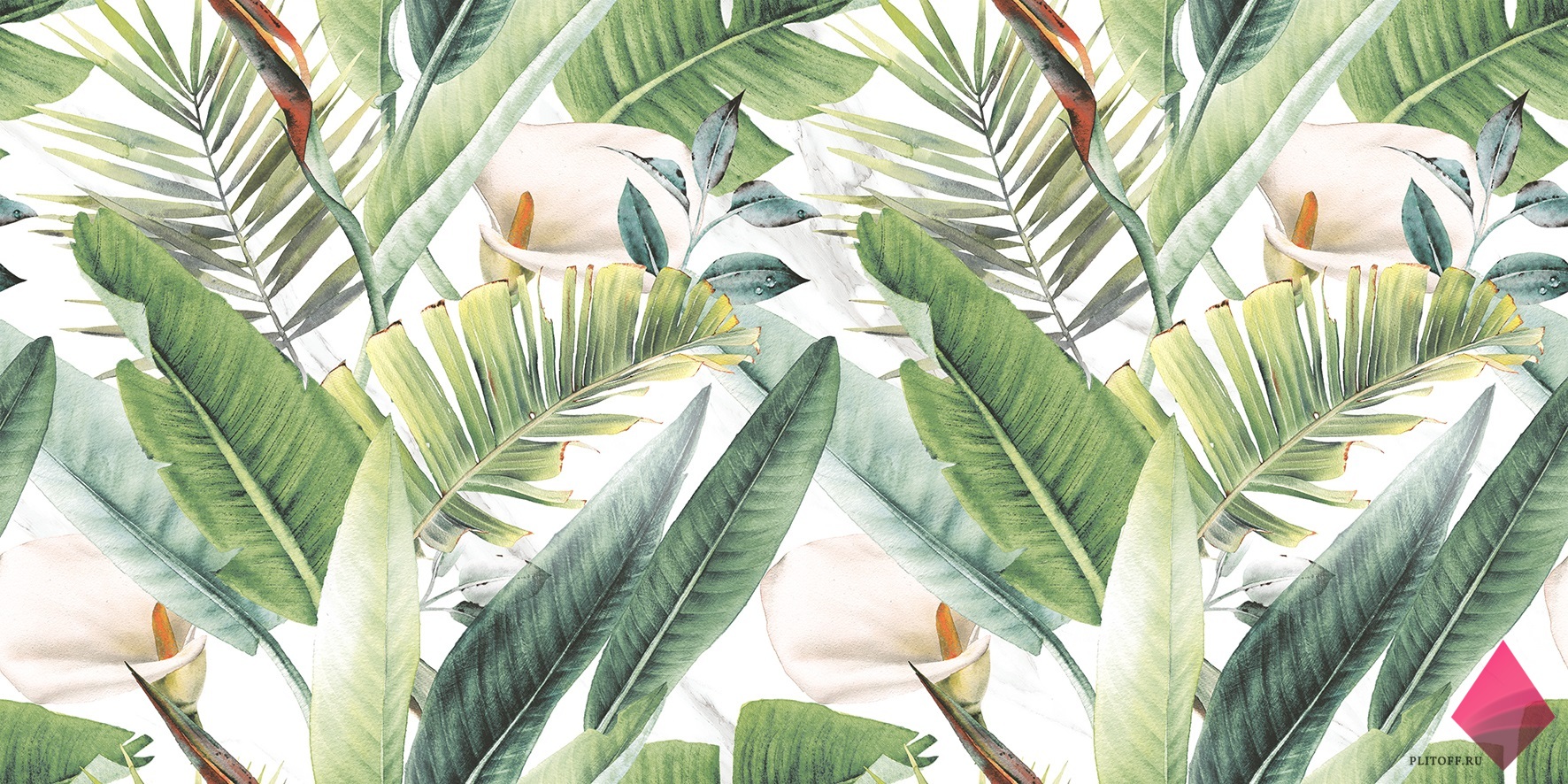 bali ice bianco polished 60×120 Глянцевая плитка с рисунком