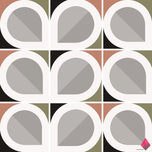 Ковер из плитки для пола