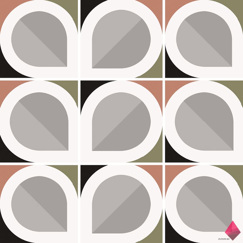 Ковер из плитки для пола