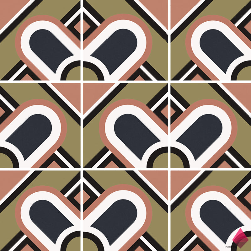 Плитка с рисунком для пола