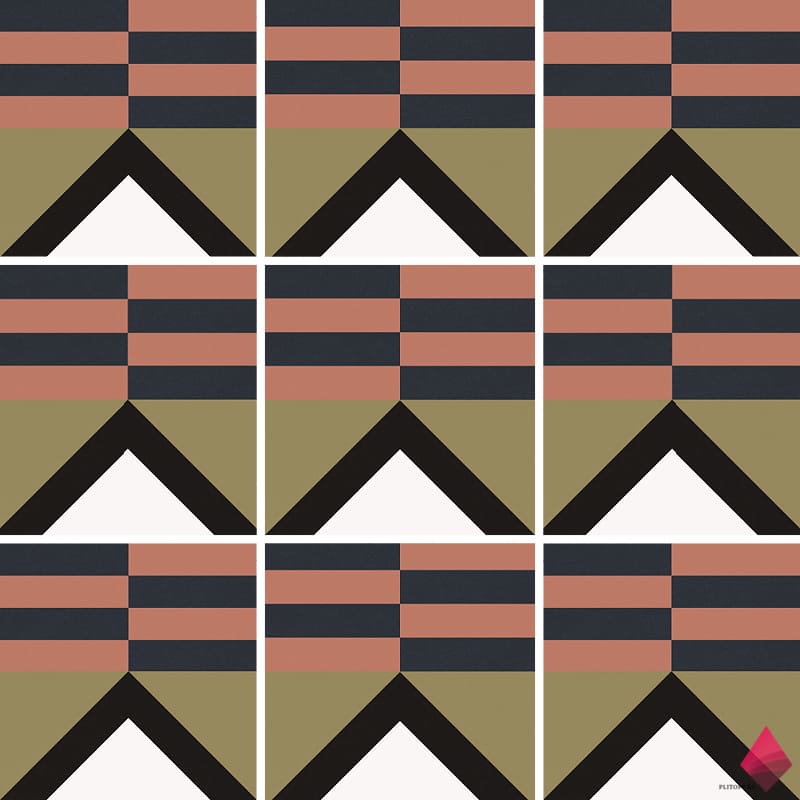 mark cold Плитка с рисунком для ванной