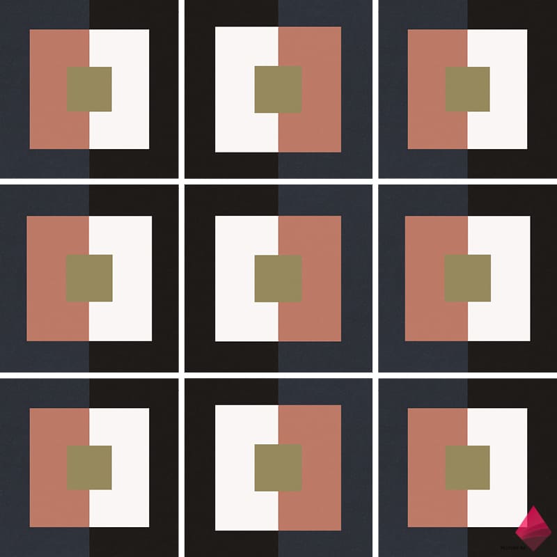 punkt cold Плитка с орнаментом для пола и стен