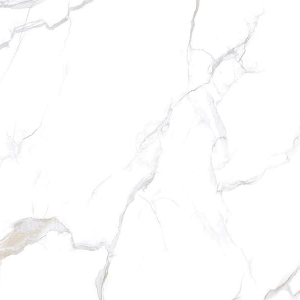 Белая плитка под мрамор с серыми прожилками