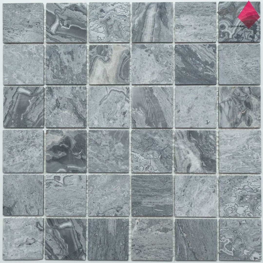 KP-765 Серая мозаика под камень