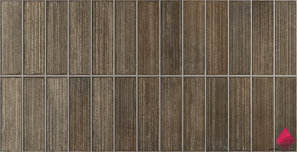 deco kirei caramel Коричневая блестящая плитка для стен