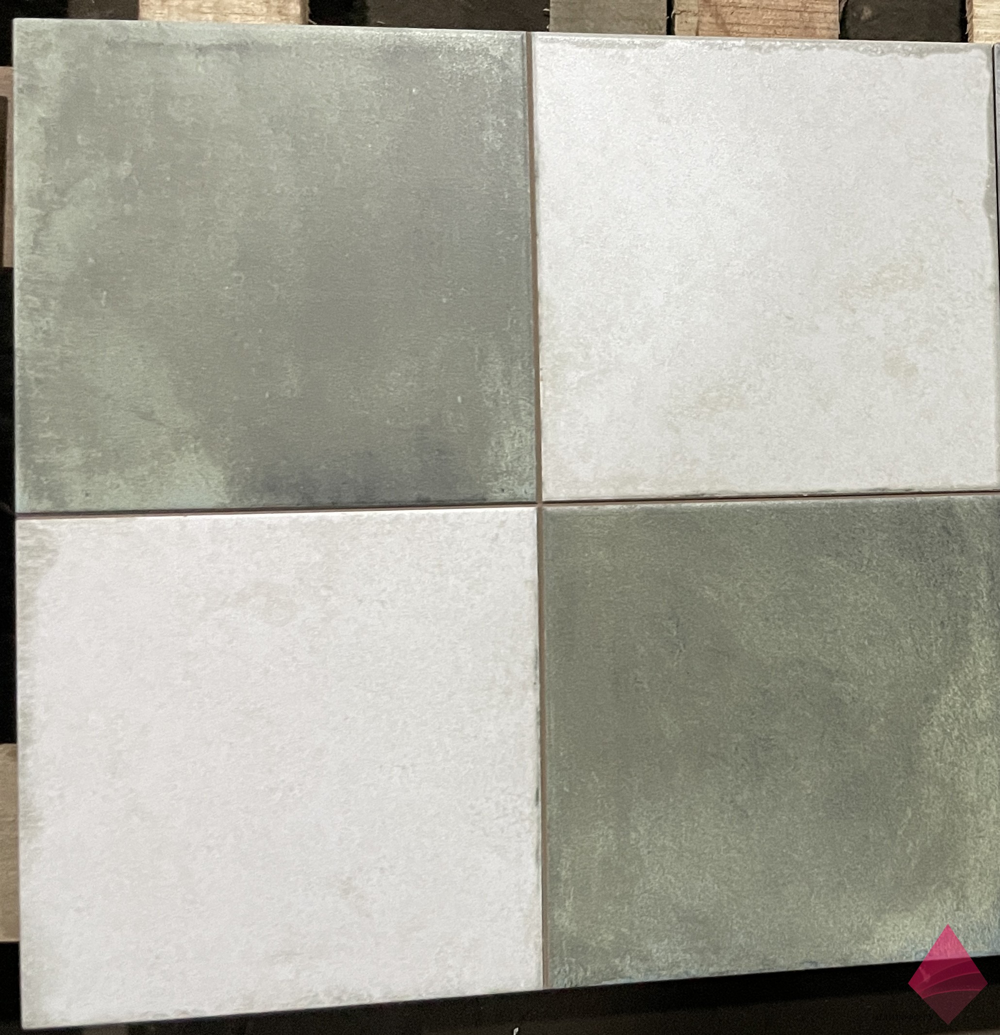scintilla chess olive green Оливковая плитка для пола фото