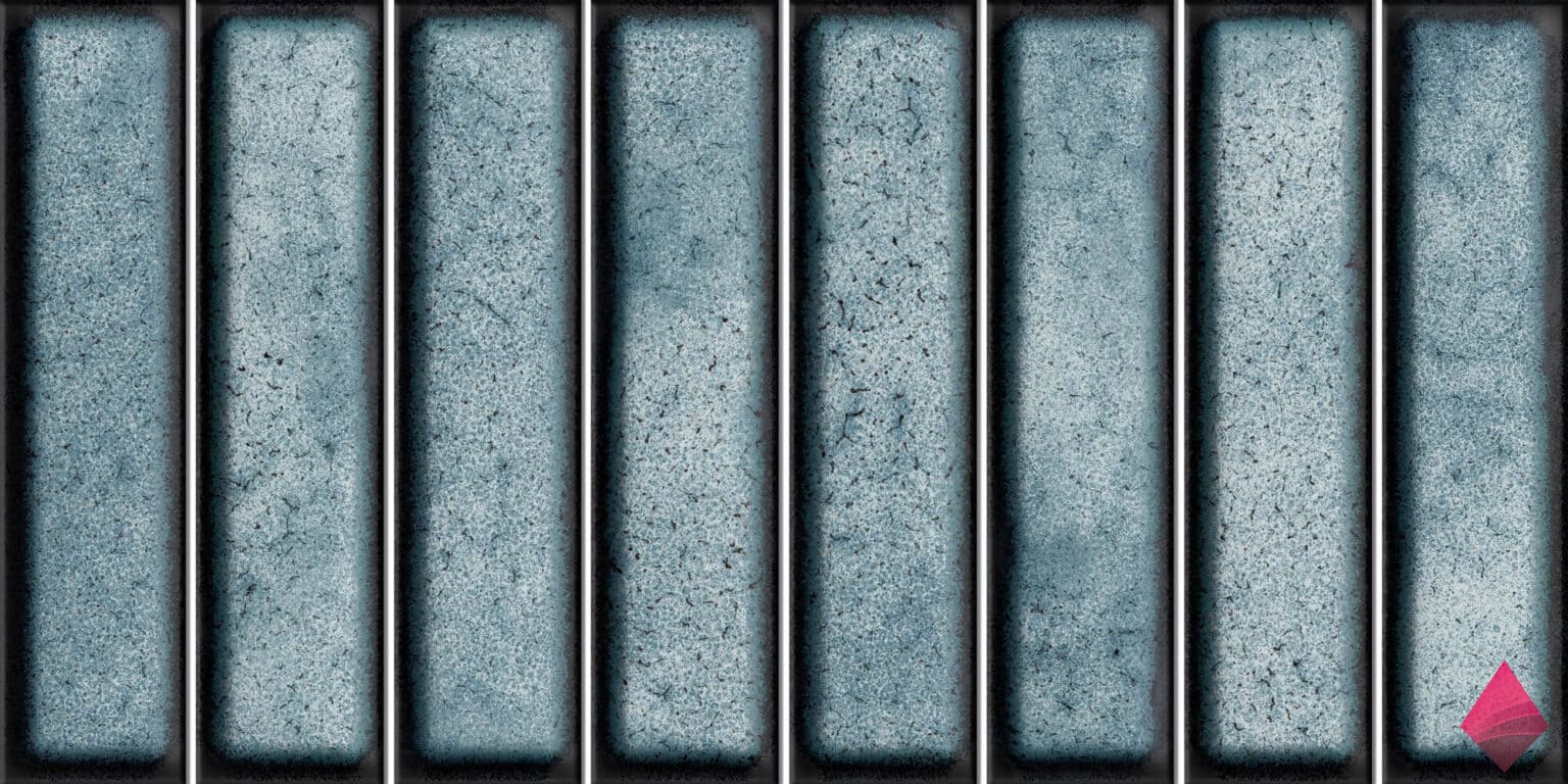 DOMINO AZUL 15X30 Голубая плитка кирпичик