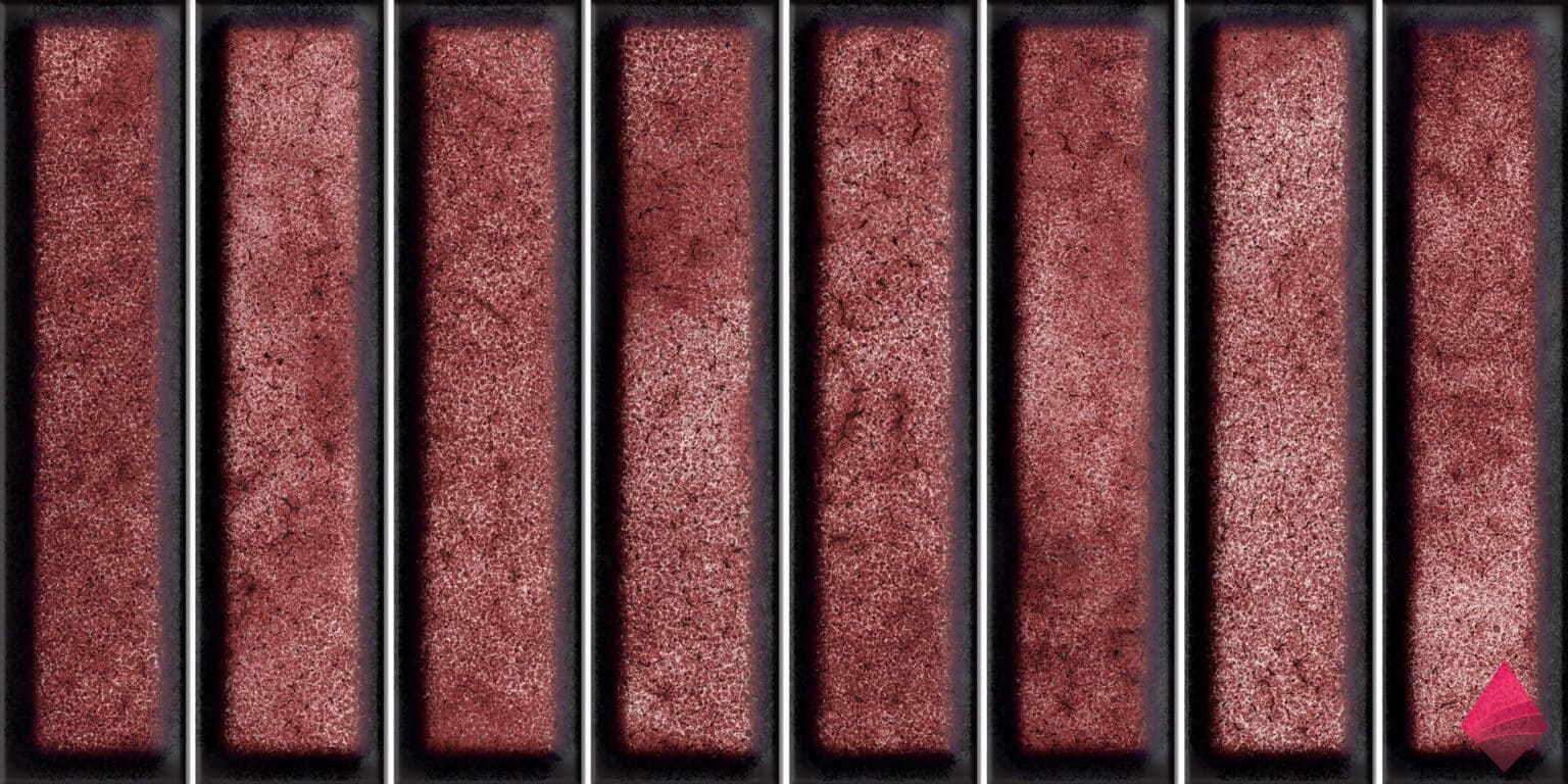 DOMINO COBRE 15X30 Бордовая плитка кирпичик
