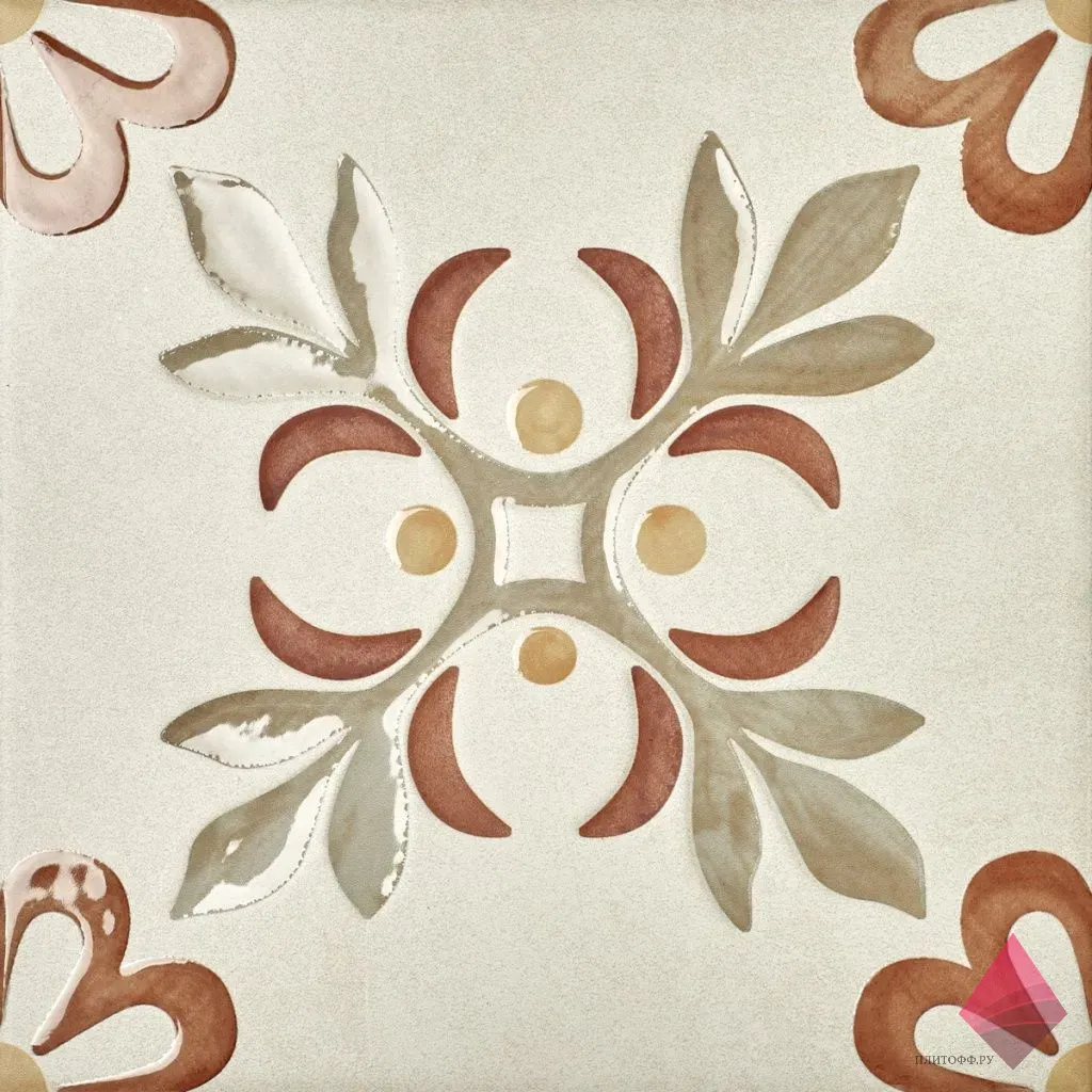 Motto Вельвет Clay Decor 4 20×20 Плитка керамогранит с узором