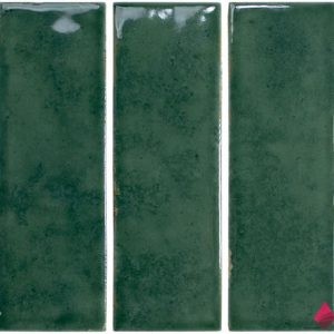 Зеленая плитка под кирпич