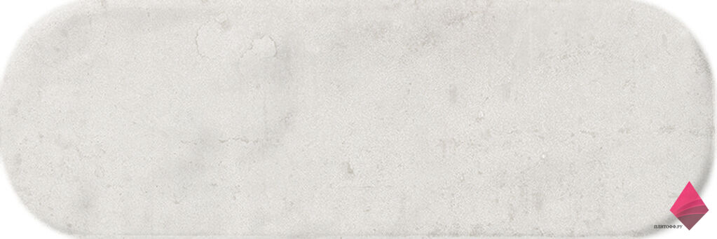 FEEL WHITE 5×15 плитка закругленная кабанчик