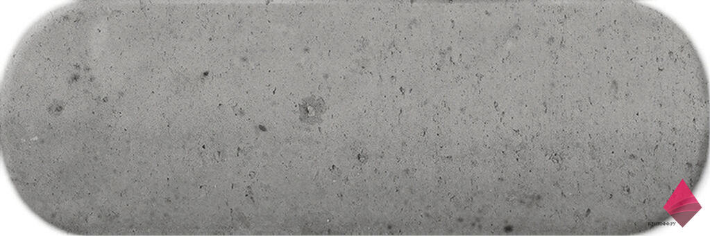 feel grey 5×15 Овальная плитка для стен